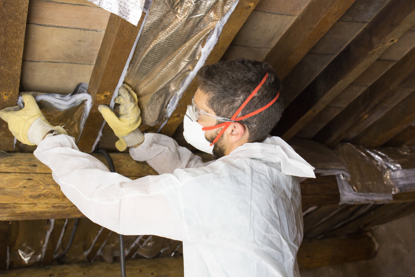 Professional insulation contractor working in Lake Havasu City, AZ
